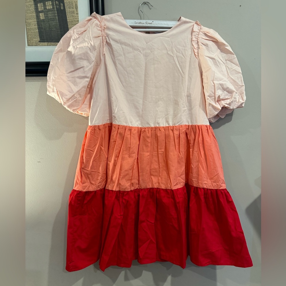Beautiful colorblock dress by English Factory sold at Anthropologie. It's bnwt.
